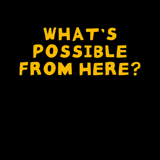 Pre-order Imaginary Millions t-shirt "What's Possible From Here"